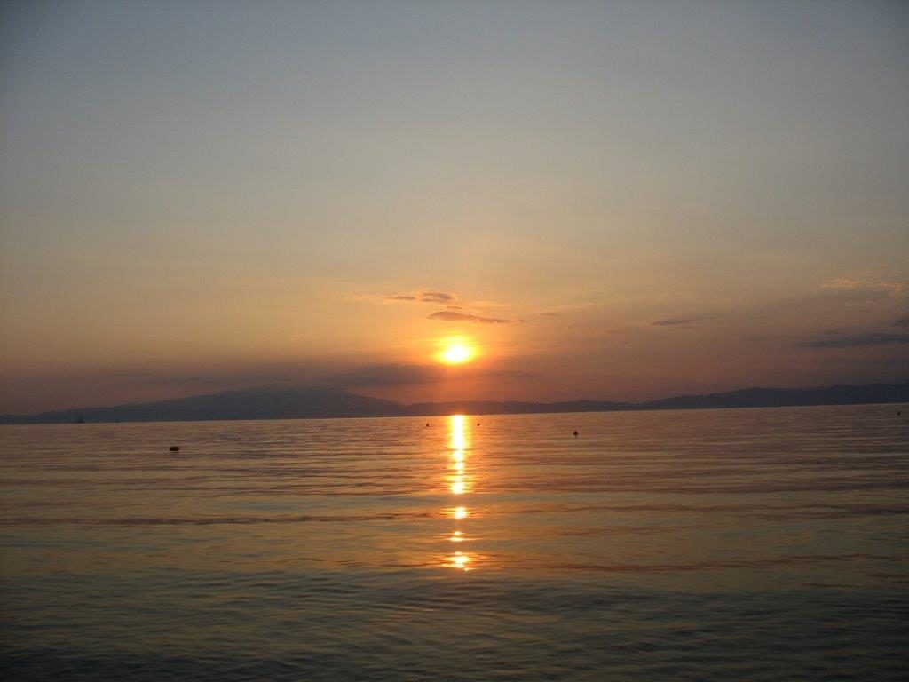 Zalazak sunca na Pahis plaži