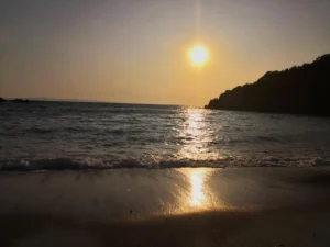 Zalazak sunca na Sarakiniko plaži