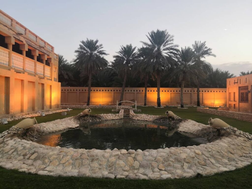 Dvorište na imanju Šeika Zayeda u Al Ainu