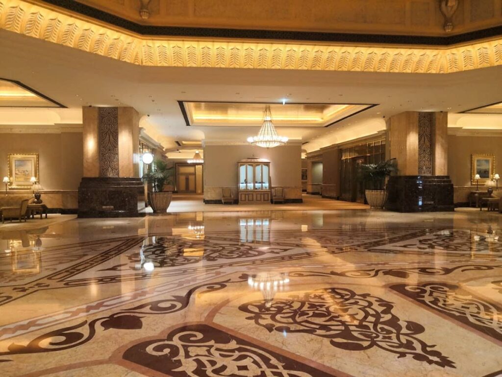 Unutrašnjost Emirates Palate