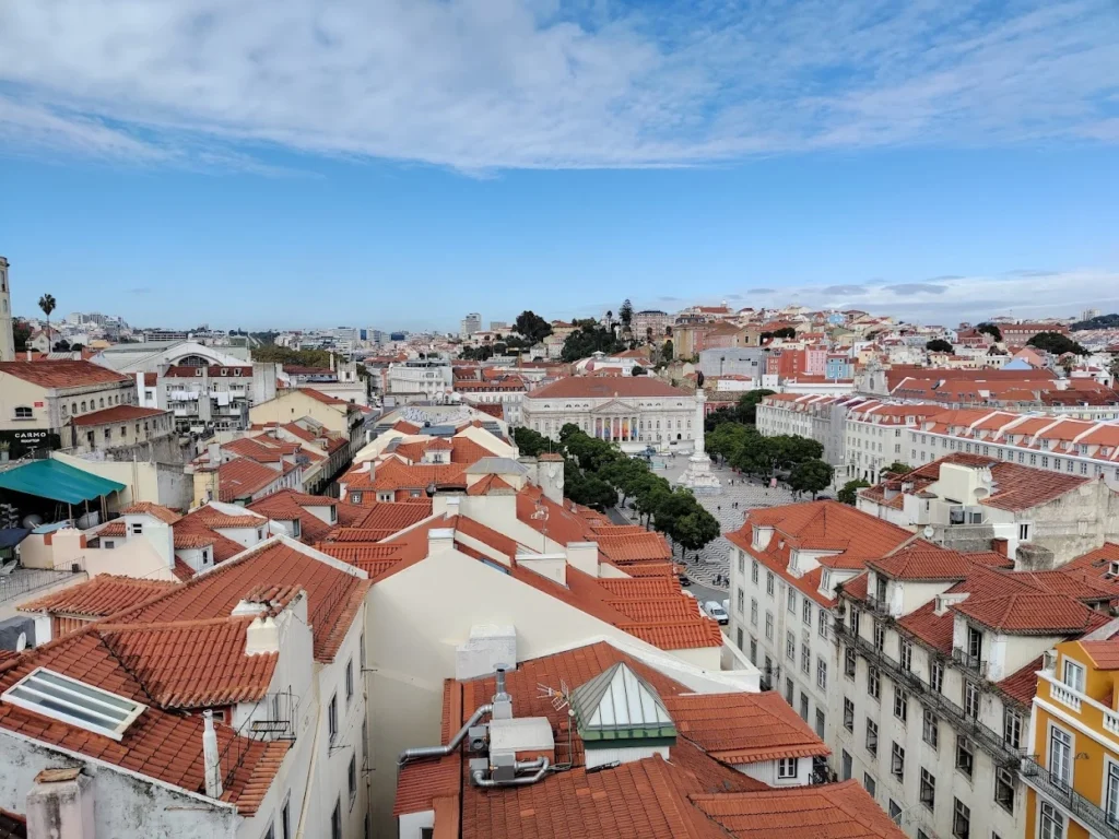 Pogled na Lisabon sa Santa Žuste